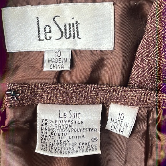 Le Suit vintage stylish herringbone suit 10 - Picture 14 of 15